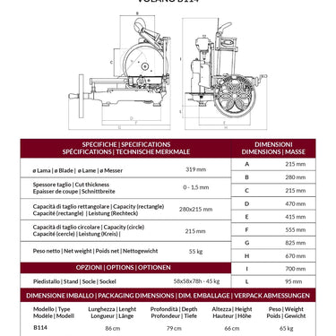 Volano B114 Rouge + ensemble de 3 plats gratuits