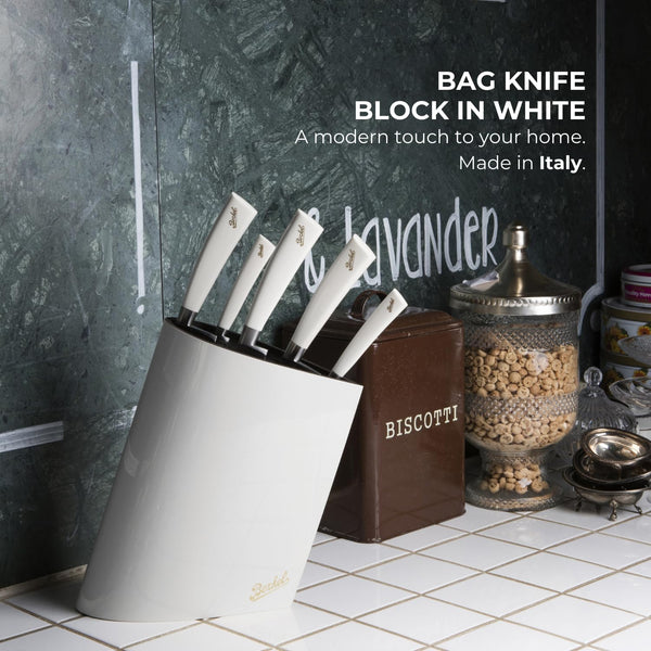 Knife block White