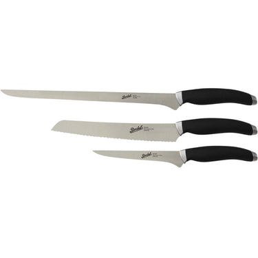 Teknica Set Jambon de 3 Couteaux Noir