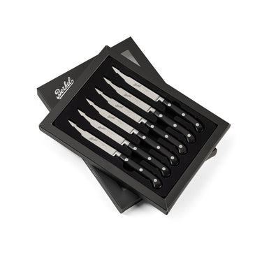 Elegant knivsæt i 6 dele - sort